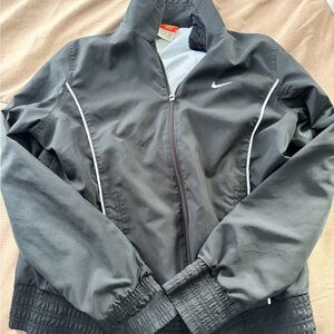 Nike Black lightweight Windbreaker Jacket